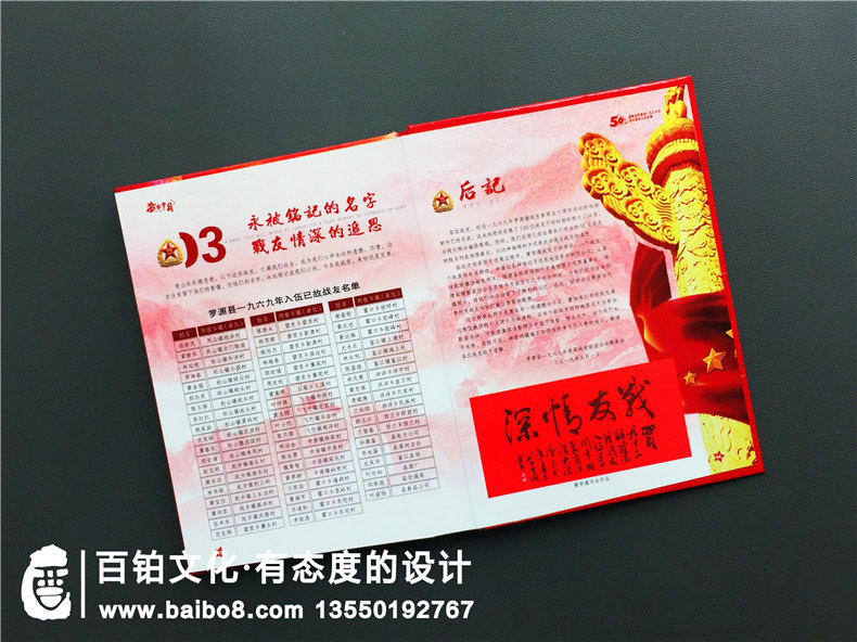 戰(zhàn)友聚會(huì)紀(jì)念冊制作方法 記載珍貴軍旅生涯，定格戰(zhàn)友美好往事！