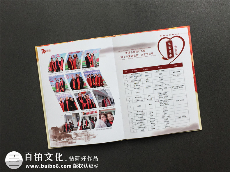 同學(xué)聚會照片書紀念相冊內(nèi)容設(shè)計-廣元香溪小學(xué)40年同學(xué)會影集策劃