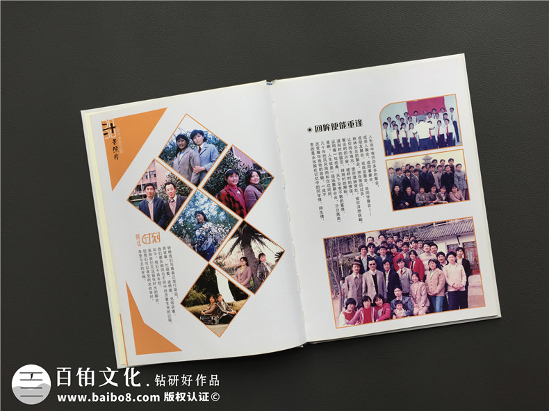 畢業(yè)30周年同學聚會照片相冊影集制作-配任何文字序言都不及聯(lián)絡!
