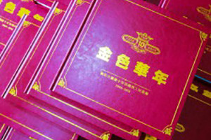 公司年度總結(jié)影集-年末單位為功勛員工頒獎(jiǎng)做的皮面精裝紀(jì)念相冊!