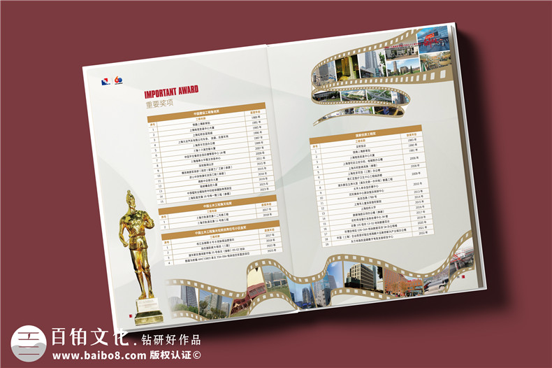 建工集團(tuán)60周年紀(jì)念畫冊設(shè)計(jì)制作-匠心精筑，行穩(wěn)致遠(yuǎn)