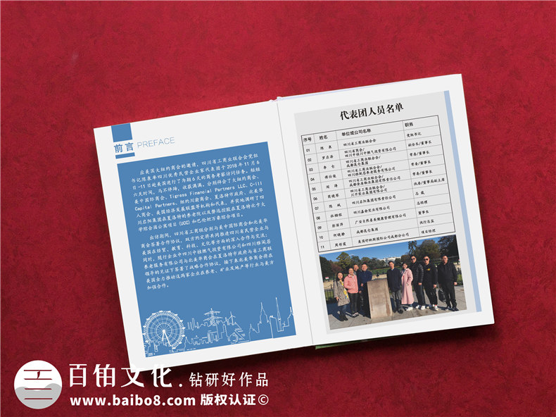 訪問交流活動紀(jì)念冊設(shè)計-給來公司視察的領(lǐng)導(dǎo)做本像樣的紀(jì)念相冊!