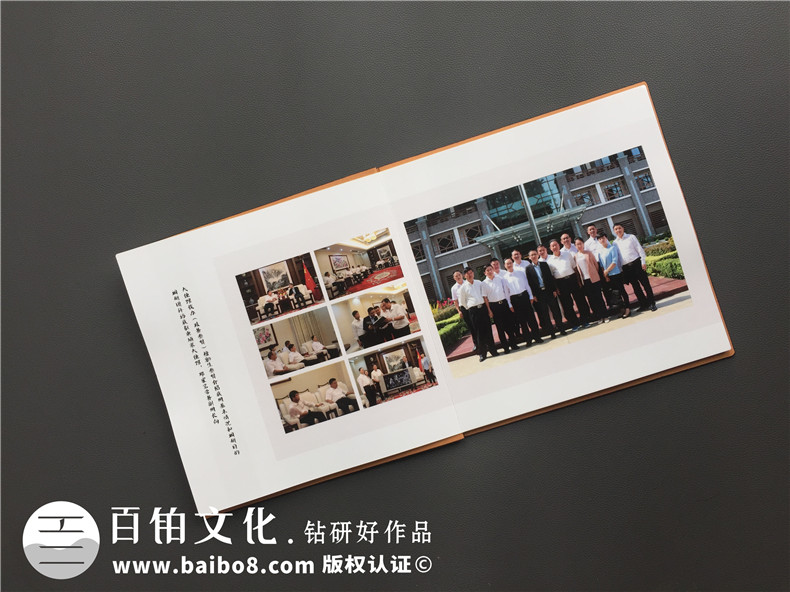 單位重大活動出國考察紀念冊,團隊組織旅行留念相冊影集制作