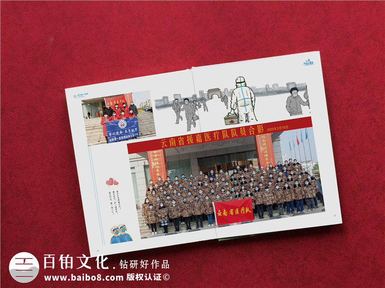 制作抗擊疫情相冊：記載疫情期間的回憶相冊制作！第8張-宣傳畫冊,紀(jì)念冊設(shè)計(jì)制作-價(jià)格費(fèi)用,文案模板,印刷裝訂,尺寸大小