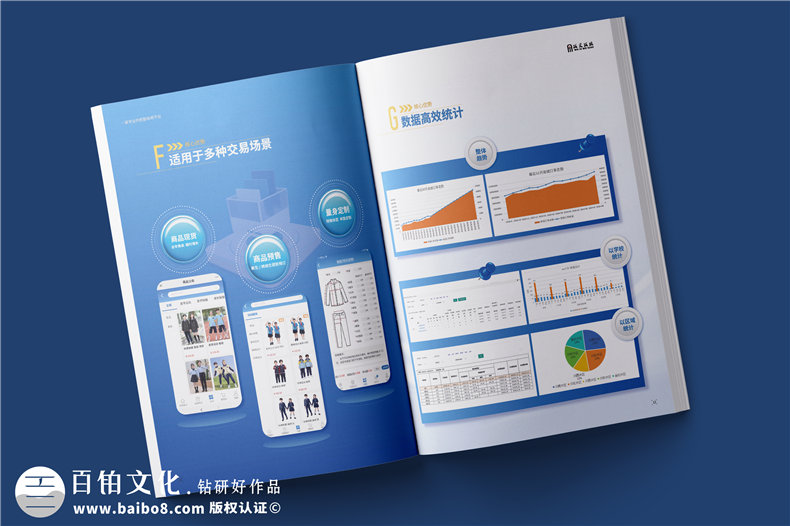電商平臺(tái)簡(jiǎn)介宣傳冊(cè)設(shè)計(jì)-校服電商采購(gòu)平臺(tái)畫冊(cè)