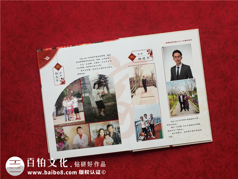 給九十歲老人過祝福高壽宴制作紀念相冊-如何設(shè)計生日快樂聚會影集