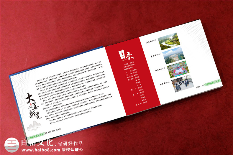 政府部門領(lǐng)導(dǎo)干部離任升遷畫冊-政府官員退休送工作紀(jì)實(shí)紀(jì)念冊影集