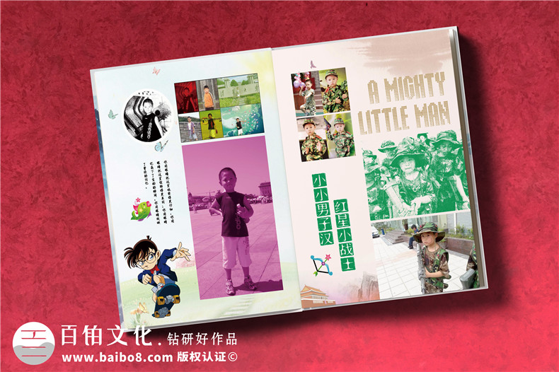 送給孩子的成長(zhǎng)照片書(shū)相冊(cè)排版方法